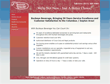 Tablet Screenshot of buckeyebeverage.com